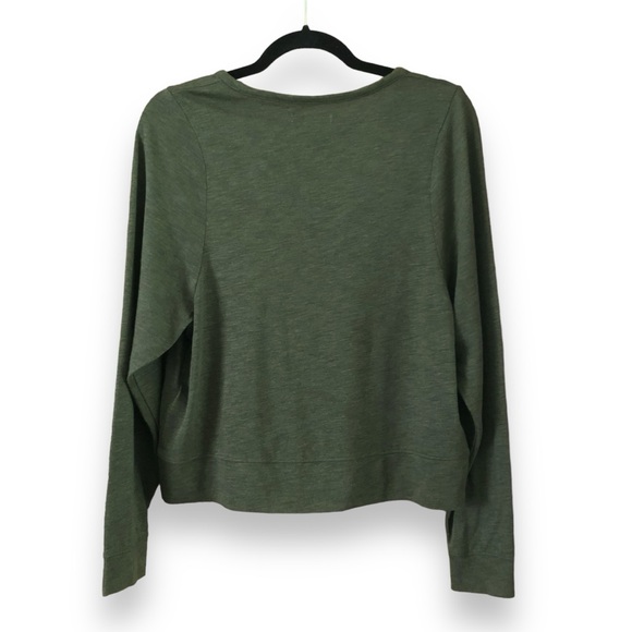 Madewell Highpoint Dolman-Sleeve Tee Green Size Medium - Picture 2 of 5